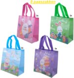 Herbruikbare Paaszakken met Handvatten voor Eieren en Cadeaus - Feestelijk Tuinfeest Decoratie - 8pcs - Afbeelding 2