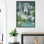 Artfulprints Gustav Klimt - Church in Cassone Schilderen op nummer - 50x70 cm - Afbeelding 2