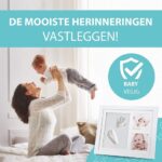 Babyfotolijst Set - Baby Hand en Footprint Kit - Afbeelding 4