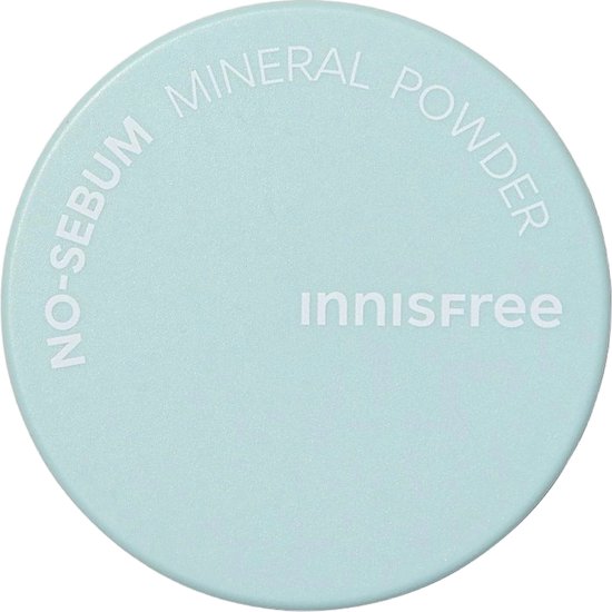 550x550 Innisfree - No sebum Mineral Powder 5g - Korean skincare - Vette Huid - Verminderd glans - Setting Powder - Afbeelding 1