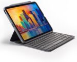 ZAGG Slim Book Go QWERTY Duits Bluetooth toetsenbord - tablethoes - Zwart