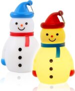 Kerst LED Opknoping Licht Kleine Nachtlamp Sneeuwpop - Afbeelding 2