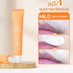 Ontharingscrème voor het gezicht, snelle en pijnloze ontharing voor wenkbrauwen, bovenlip en kin, 20 g - Afbeelding 2