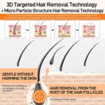 Ontharingscrème voor het gezicht, snelle en pijnloze ontharing voor wenkbrauwen, bovenlip en kin, 20 g - Afbeelding 5