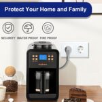 Dubbele Wandcontactdoos Wit 16Amp Glas Schuko Stopcontacten Inbouw Contactdoos - 157 * 86Mm 250V 1 Vak - Hoge Kwaliteit (kopie) - Afbeelding 3