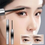 Lijieyou Curling Iron Mascara - Volle & Zachte Waterdichte mascara, Metalen Stick Nr.2 Bruin - Afbeelding 5