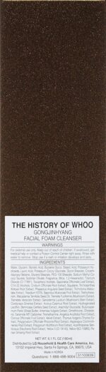 THE HISTORY OF WHOO Gongjinhyang Foam Cleanser 180g - Afbeelding 4