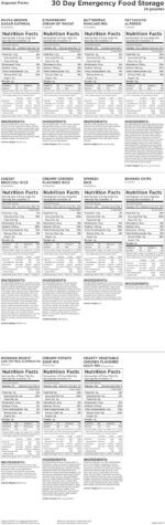 Augason Farms Deluxe 30-daagse noodvoedselvoorraad, 200 porties, verpakking/kleur kan variëren - Afbeelding 6