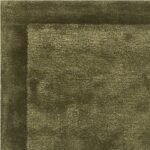 Modern vloerkleed met effen rand voor luxe woonkamer, slaapkamer en lounge. 120X190cm - Afbeelding 3