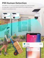 4MP op zonne-energie werkende 4G PTZ-camera met tweewegsaudio - Afbeelding 4