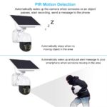 4MP op zonne-energie werkende 4G PTZ-camera met tweewegsaudio - Afbeelding 5