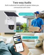 4MP op zonne-energie werkende 4G PTZ-camera met tweewegsaudio - Afbeelding 6