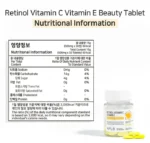 APLB - Retinol Vitamin C Vitamin E Beauty Tablet - 30 tabletten - Afbeelding 3