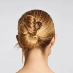 Kitsch - Metalen Franse haarspeld van hematiet - Afbeelding 2