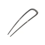 Kitsch - Metalen Franse haarspeld van hematiet - Afbeelding 4