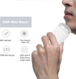 Mini elektrisch scheerapparaat voor mannen en vrouwen - Draagbaar en oplaadbaar - Afbeelding 3