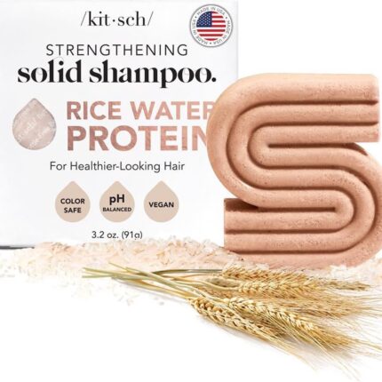 Kitsch | Rice Water Shampoo Bar | Shampoo | White Tea & Mandarin | Rijstwater proteïne