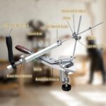 Professionele Messenslijper, RX-008 Messenslijpset, 360° Roterende Vaste Hoek, Precieze Schuiver en Klem, Keukenchef Messenslijpsysteem, 7 Steen - Afbeelding 4