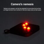 Verborgen Camera Detector - Anti Candid Bug Detector met LED-verlichting - Zakformaat Anti Spy Camera Finder - Lokaliseert Verborgen Camera voor Thuiskantoor Reizen - Afbeelding 8