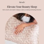 Kitsch Satijnen kussensloop met rits voor haar en huid, zachter-dan-zijden, verkoelende, gladde satijnen kussenslopen, kingsize, machinewasbaar, kreukvrij, kingsize 48,3 x 91 cm, champagnekleurig - Afbeelding 5