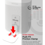 Muurbeugel voor Speakers | Voor Sonos One / Sonos® Play:1 | Max. 3 kg | Vast - Afbeelding 2
