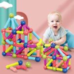 Magnetische Bouwstenen Set 64 Stuks | Creatief Speelgoed voor Kinderen | Educatief Bouwen met Magneten - Afbeelding 4
