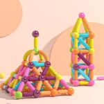 Magnetische Bouwstenen Set 64 Stuks | Creatief Speelgoed voor Kinderen | Educatief Bouwen met Magneten - Afbeelding 2