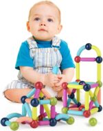 Magnetische Bouwstenen Set 64 Stuks | Creatief Speelgoed voor Kinderen | Educatief Bouwen met Magneten - Afbeelding 3