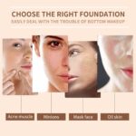 CC Crème Air Cushion Foundation Water Feeling Flawless BB Cream Hydraterende Oliecontrole, Duurzaam, Licht Huidverzachtende Natuurlijke Concealer (#01 Ivoor, 25ml) - Afbeelding 7