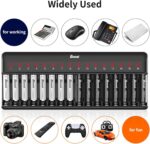 16-slot batterij oplader voor AA AAA C D Ni-MH Ni-CD en onafhankelijk opladen - Afbeelding 7