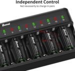 16-slot batterij oplader voor AA AAA C D Ni-MH Ni-CD en onafhankelijk opladen - Afbeelding 3