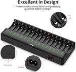 16-slot batterij oplader voor AA AAA C D Ni-MH Ni-CD en onafhankelijk opladen - Afbeelding 5